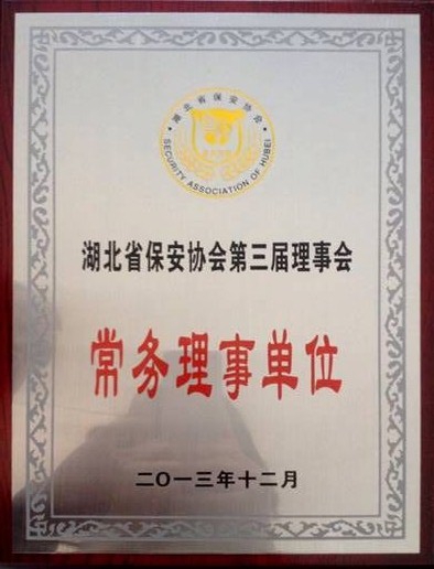 湖北省保安協(xié)會第三界理事會常務(wù)理事單位